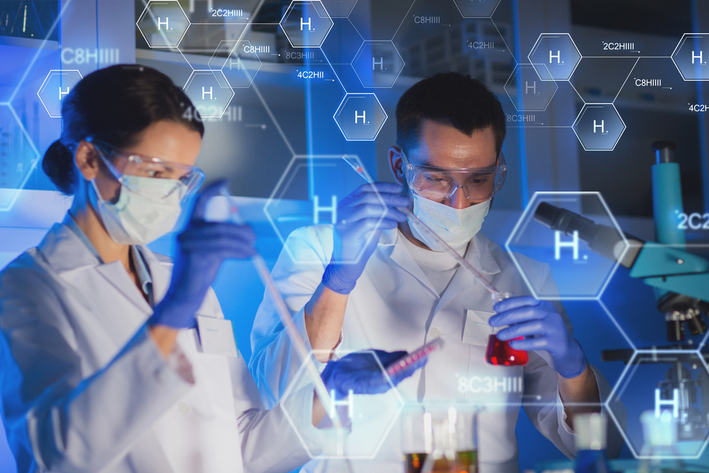 Scientists in laboratory
